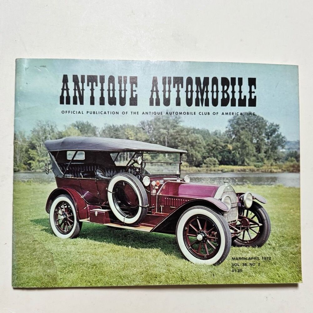 Antique Automobile 1972 Magazine March-April Volume 36 Issue 2